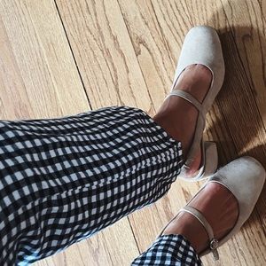 Franco Sarto Suede Slingback Pumps